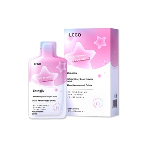 Enzyme végétale en emballage séparé, enzyme de haricot blanc, liquide oral pour adultes, approvisionnement direct, extrait naturel, recharge d'enzyme active - Product Image 1