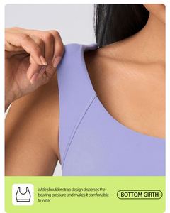 Soutien-gorge de <span class=keywords><strong>sport</strong></span> de yoga actif pour femmes vêtements de <span class=keywords><strong>sport</strong></span> de fitness en gros avec large bandoulière col rond haut grande taille disponible - Product Image 4