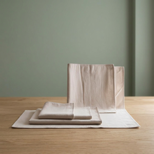 Ensemble de sets de table en coton faits à la main, luxe et confort, élégance au quotidien, modèle Inde HOME-5006, fabrication artisanale éthique, couture artisanale - Product Image 3