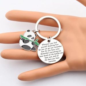 Llavero Personalizado <span class=keywords><strong>de</strong></span> Oso Panda, Regalos <span class=keywords><strong>para</strong></span> Mujeres, Hermanas, Mejores Amigas, Llavero <span class=keywords><strong>de</strong></span> Animales, Regalo <span class=keywords><strong>de</strong></span> Graduación, Cumpleaños, Logotipo Personalizado al por Mayor - Product Image 2