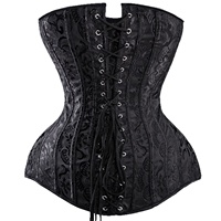 Soutien-gorge sculptant push-up pour poitrine, taille et hanches, avec contrôle du ventre et soutien mammaire, style corset, avec détails boutonnés en coton