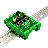 Panneau d'amplificateur de sortie plc DC 4 canaux 5A, module de commande avec isolation octocoupleur, déclencheur de niveau haut/bas sans contact