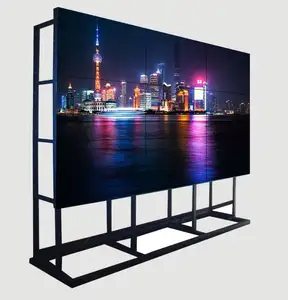 Günstige LCD video wand werbung preis Ultra Schmale Lünette nahtlose große 2k 4k tv wand für heimkino system