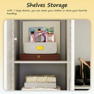 ตู้เสื้อผ้าไม้สไตล์มินิมอล4ประตูขนาดกว้างขวางสำหรับห้องนั่งเล่น Armario de Madera พร้อมแท่งแขวนสำหรับห้องนอน - Product Image 4