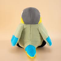 Peluche personnalisée en forme de perroquet - Cadeau de vacances personnalisé et souvenir d'événement, tissu en peluche doux de haute qualité