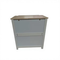 Buffet de cuisine avec étagère réglable, 2 tiroirs et 2 portes, meuble pour salon