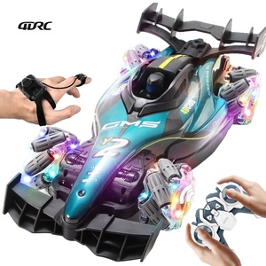 4DRC Y2 Coche de Carreras de <span class=keywords><strong>Fórmula</strong></span> con Ruedas Luminosas, Control Remoto, Escala <span class=keywords><strong>1</strong></span>/12, 4WD, Alta Velocidad, Derrape, con Sensor de Gestos y Pulverizador de Niebla - Product Image 1