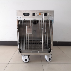 Qinguan 클리닉 의료 사용 무선 적외선 동물 케이지 개 Icu 산소 챔버 수의사 클리닉 난방 애완 동물 의료 기기 - Product Image 4