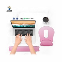 Repose-poignet ergonomique, tapis de bureau personnalisé, coussin de clavier, gel en silicone, ensemble de tapis de souris SANXING avec repose-poignet, utilisation au bureau