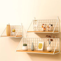 Étagère décorative murale multifonctionnelle en métal Étagères de présentation multidimensionnelles suspendues pour le salon Rangement des épices pour le rangement des bijoux