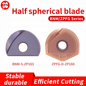 Lavorazione di precisione dei grani di fresa sferici R5/6/8/R10/R12.5 con inserti a sfera semicircolari CNC <span class=keywords><strong>BNM</strong></span>/ZPFG - Product Image 2