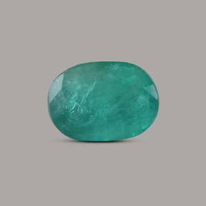 Émeraude naturelle de 5,84 carats, certifiée Panna, pierre précieuse verte de qualité supérieure, qualité export, pour bague, pendentif, bijoux. - Product Image 1