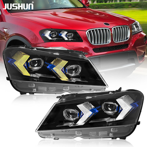 Accessori Auto JUSHUN, Faro LED per BMW <span class=keywords><strong>X3</strong></span> <span class=keywords><strong>F25</strong></span> 2010-2013, Stile Freccia, Luminosità Aumentata del 200% - Product Image 1