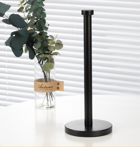 Porte-serviettes en papier en acier inoxydable doré, porte-serviettes en papier sur pied avec base lestée, pour cuisine, restaurant - Product Image 6