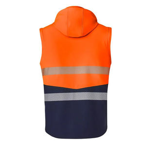 Giacca Softshell Premium da <span class=keywords><strong>Uomo</strong></span> CONMR TOP 20 Gears, Vendita all'Ingrosso, Alta Visibilità Giallo Arancione D/N EN 20471, <span class=keywords><strong>Abbigliamento</strong></span> da Lavoro Industriale - Product Image 5