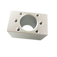 Boîtier d'écrou de la série DSG métrique |   Support en aluminium de précision avec roulement pour unités de vis à billes d'usinage CNC