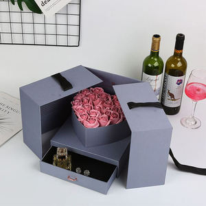 Caja Rígida con Rosa Eterna Infinita para Regalo del Día de la Madre o San Valentín, Forro de Esponja de Papel Kraft de 2 mm, Duradera, Inmortal, para Guardar por Siempre - Product Image 2