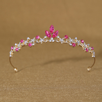 Diadème de mariée élégant en alliage et strass, bandeau multicolore pour femmes, demoiselles d'honneur, mariage, bal de promo, accessoires pour cheveux