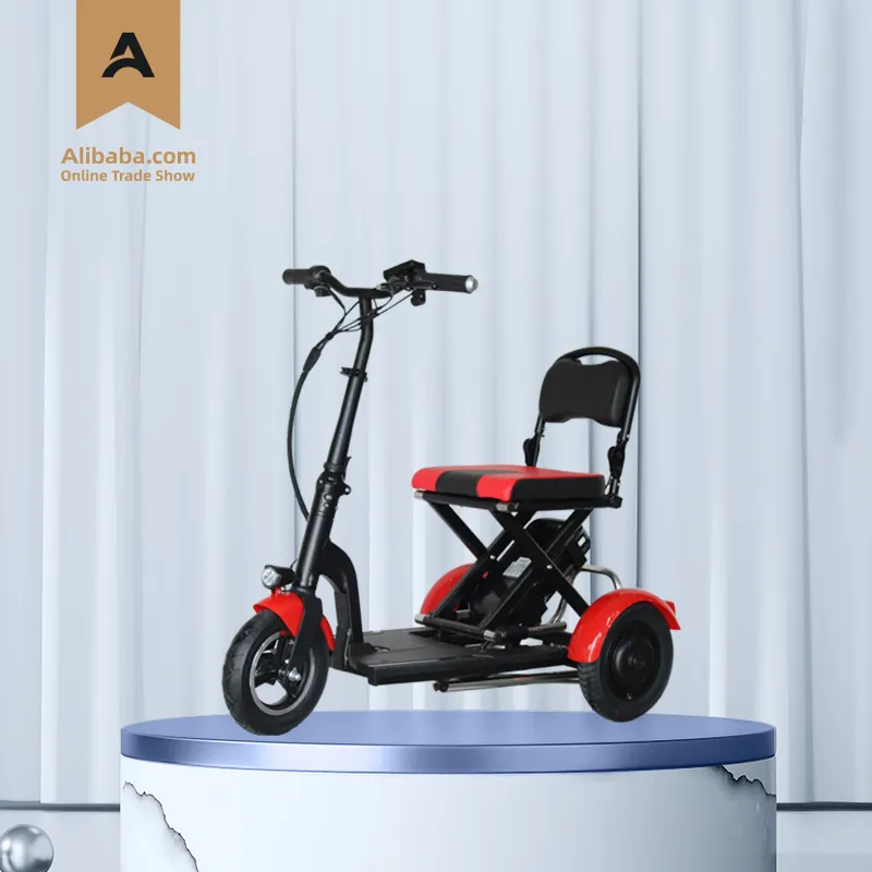 3 바퀴 Scooty 발동기 달린 자전거 걷어차기 기동성 E 스쿠터 Patinete Electrico 판매를 위한 성숙한 장애인 세발자전거 전기 스쿠터