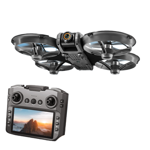 Nuevo Dron S156 de Plástico <span class=keywords><strong>con</strong></span> Cámaras Duales, WiFi FPV, Flujo Óptico, Pantalla, Control Remoto, Quadcopter Plegable sin Escobillas - Product Image 4