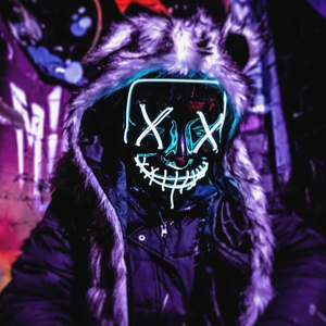 Maschera Luminosa per <span class=keywords><strong>Bambini</strong></span>, Maschera EL Lampeggiante per Feste di Halloween, Maschera LED - Product Image 1