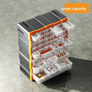 Choice Fun Multi-Grid Plastic PP Caja de herramientas apilable Organizador de oficina rectangular <span class=keywords><strong>para</strong></span> <span class=keywords><strong>almacenar</strong></span> convenientemente <span class=keywords><strong>tornillos</strong></span> y hardware - Product Image 3