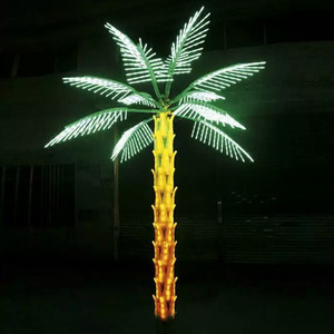 Luces LED Decorativas con Forma de Palmera, Hojas Brillantes para Centros Comerciales, Hoteles, Playas, Bodas, Año Nuevo, Navidad y Eventos - IP65 Impermeable - Product Image 1