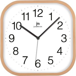 HORLOGE MURALE EN ABS NATUREL 30X30CM - Product Image 1