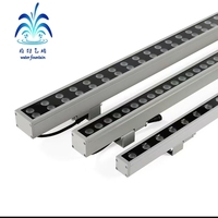 Luz LED de pared de 24 V, luz lineal impermeable para exteriores para edificios de villas, contorno de señalización