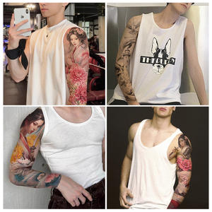 Tatuaje Temporal Infantil Impermeable, Simulación de Sudor, Estilo Europeo y Americano, Drama, Blanco y Negro, Colorido, Personalizado, para Brazo Completo - Product Image 1