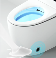 Salle de bain électrique moderne à capteur automatique, toilette intelligente japonaise intelligente, cuvette de toilette, toilette intelligente automatique
