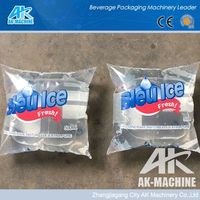 Machine de remplissage d'eau en sachet entièrement automatique AK-2000FN 2000-2400 sachets par heure, machine d'emballage de scellage de sachets
