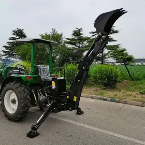 جرار زراعي عالي الجودة مركب جديد Pto Backhoe Loader Backhoe جرار مرفق مع Ce