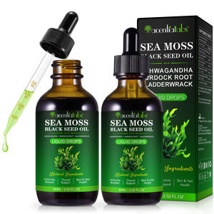 OEM自社ブランド有機免疫ブースター甲状腺サポートスキンヘア健康ブラックシードオイルアイリッシュシーモス液滴 - Product Image 1
