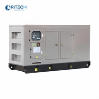 Grupo electrógeno diésel silencioso con refrigeración por agua, montado en remolque, para plantas de energía de respaldo industrial, Cummins 100kW 150KW 100kVA 150kVA 200kVA 50kW