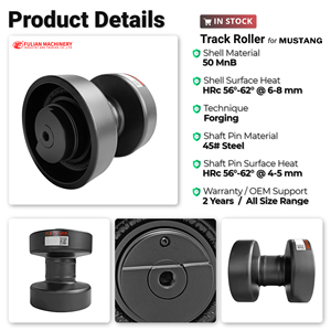 Fulian בניית מכונות הנעה חוסך עבור מוסטנג MTL 16 316 מסלול מטעין מסלול רולר סבבת בטלן גומי מסלול - Product Image 2