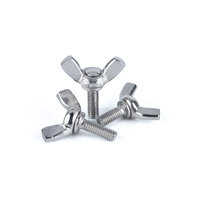 Boulon/écrou à aile papillon en acier inoxydable, 304 316 2507 2205 904L M8, vis et lave-linge