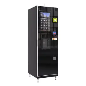 Outdoor Commercial Fully Automatic Coin Operated Cafe Kiosk Guangzhou Coffee Machine