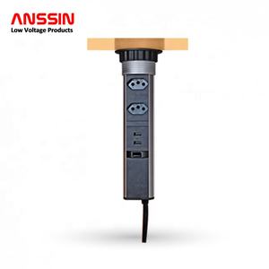 Prise Pop up Brésil standard avec 2 prises + chargeurs USB soquete Torre de Tomada - Product Image 4