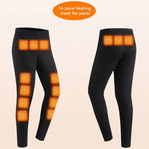 XKenHeat Intimo Termico Invernale USB Ricaricabile, 95% <span class=keywords><strong>Cotone</strong></span> 5% Spandex, <span class=keywords><strong>Maglia</strong></span> Termica a Maniche Lunghe per Uomo e Donna, Elettrico - Product Image 4