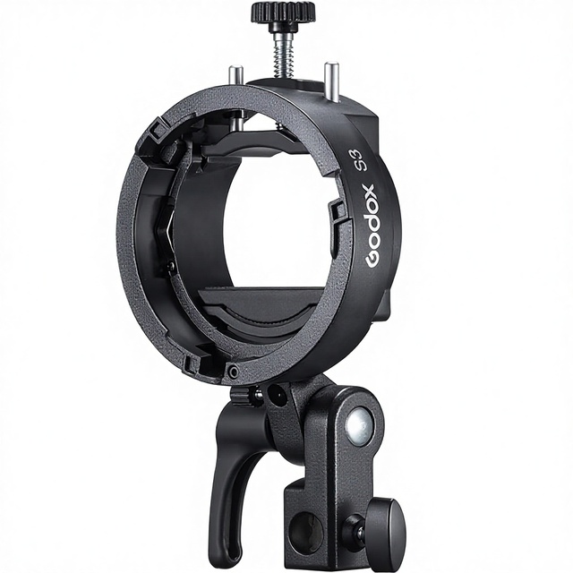 Godox S3 Bowens Mount Flash Speedlite Bracket S-type Holder Bracket for Godox AD200Pro II Godox AD200Pro Godox V100 Godox V1