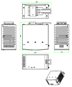 AC 24W 36W 60W 120W 240W 480W <b>12V</b> 24V 48V Industrial <b>Switching</b> Power Supply - Product Image 1