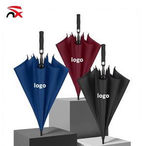 Parapluies personnalisés en gros, <span class=keywords><strong>grand</strong></span> <span class=keywords><strong>parapluie</strong></span> de golf semi-automatique résistant au vent, protection UV pour l'extérieur - Product Image 1