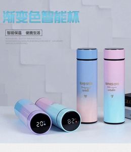 Botella de Agua Inteligente con Aislamiento al Vacío de Doble Pared, Acero Inoxidable, Pantalla LED de Temperatura, Acabado Espejo, Accesorios - Product Image 2