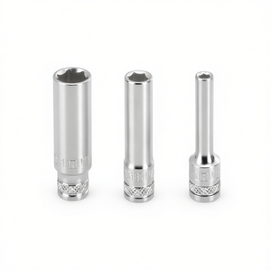 Fervi Long Hexagon <b>Socket</b> Wrench 10mm 12mm 13mm Set For Automotive Repair - Product Image 2