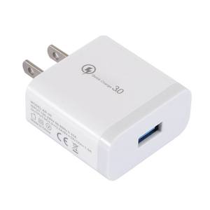 Caricabatterie USB QC3.0, Adattatore di Ricarica Rapida QC 3.0, 3.5A 18W, Caricatore da Muro Portatile con Spina EU/US per <span class=keywords><strong>SAMSUNG</strong></span>, IPHONE, HUAWEI - Product Image 3
