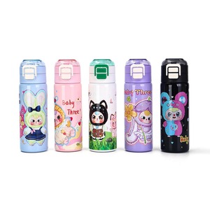 Labubu Cartoon Stainless Steel <b>Thermos</b> Cup 316 Insulated Portable Water <b>Bottle</b> For Travel Office Car Gift - Product Image 5