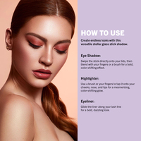 PAGE VINE-Stylo fard à paupières couleur unique, ingrédient chimique pour le maquillage éclaircissant des yeux