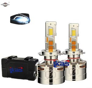 IKAS Venta al por Mayor de Fábrica, 9 Tubos de Cobre, Alta Potencia 200W 400W H1 H4 H7 H11 9005 9006 9012 66000LM 12V-24V -<span class=keywords><strong>40</strong></span>~+80 Led - Product Image 1