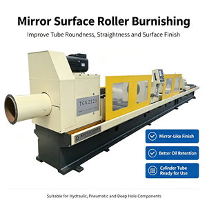 Máquina <span class=keywords><strong>de</strong></span> Bruñido por Rodillos CNC <span class=keywords><strong>de</strong></span> Alta Precisión <span class=keywords><strong>para</strong></span> <span class=keywords><strong>Cilindros</strong></span> Hidráulicos, Reemplaza el Bruñido Tradicional, Acabado <span class=keywords><strong>de</strong></span> Orificios Profundos - Product Image 1